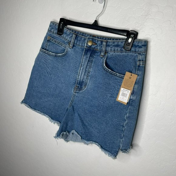 Billabong x Salty Blonde So Vibey Denim High Waisted Shorts - Picture 4 of 11